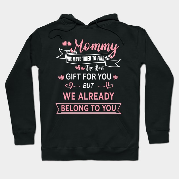 Mothers Day Shirt for Mom from Daughter Son Best Mom T-Shirt Hoodie by Sky at night